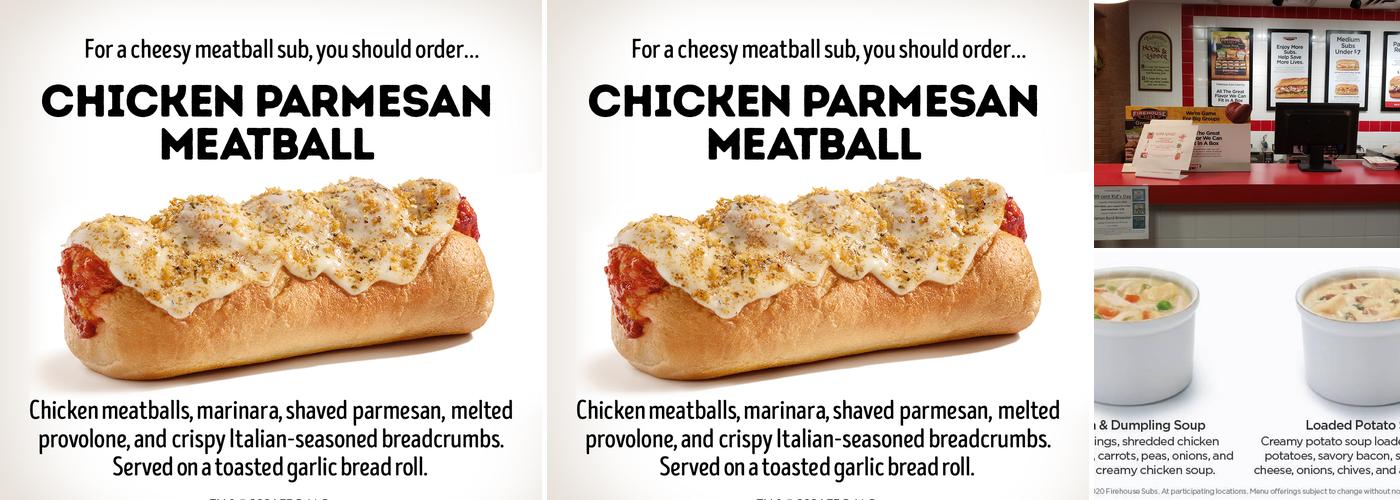 Firehouse Subs Crain Highway Retail Center Menu