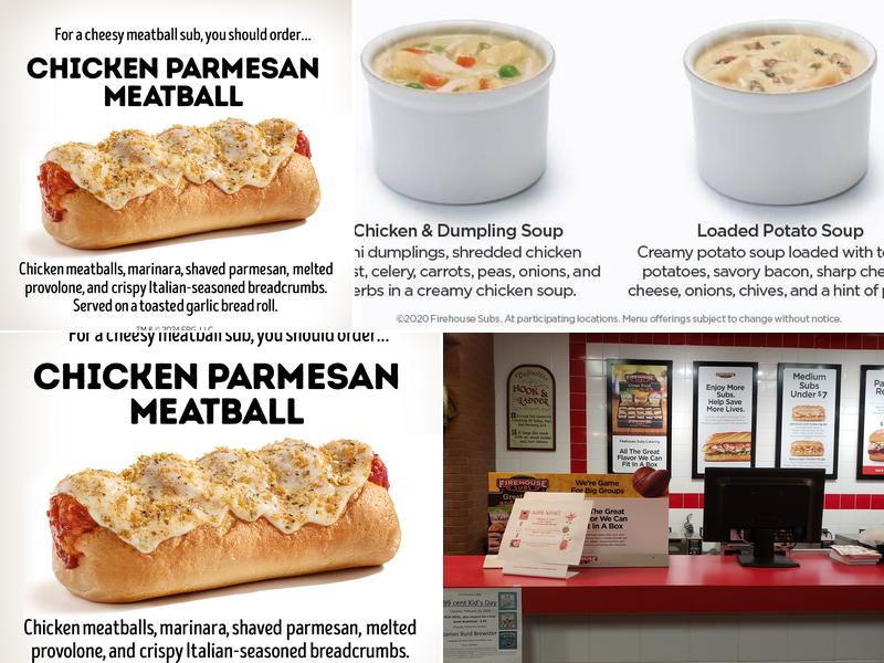 Firehouse Subs Crain Highway Retail Center Menu