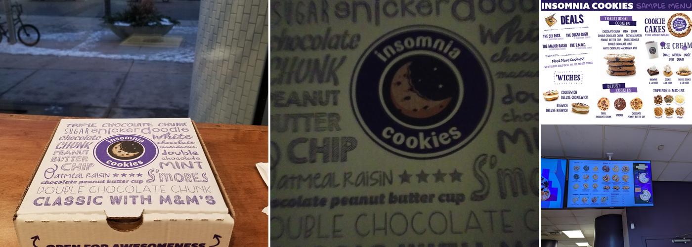 Insomnia Cookies Menu