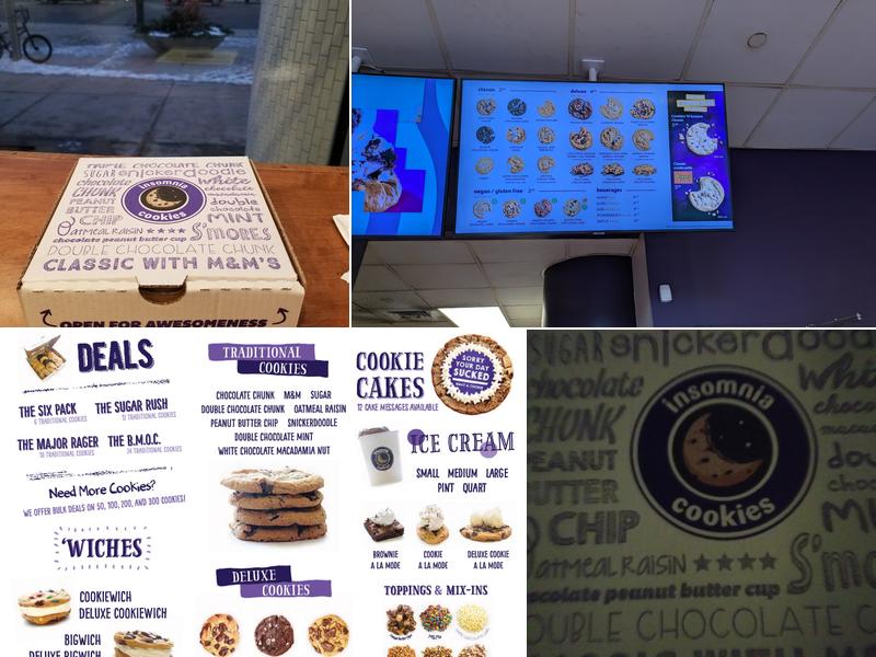 Insomnia Cookies Menu