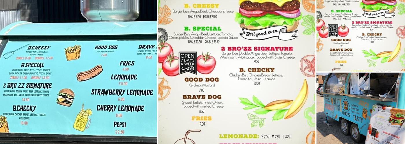 2 BRO'ZZ Menu