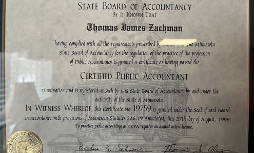 Thomas J Zachman CPA LLC