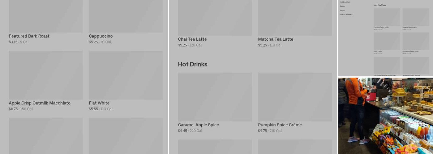 Starbucks Menu