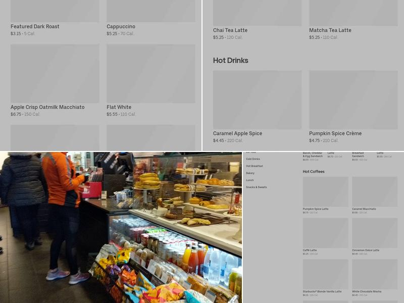 Starbucks Menu