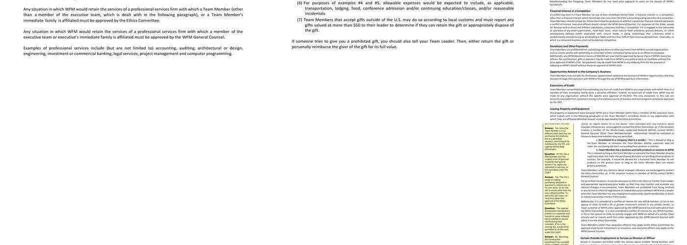 WFM Coffee & Juice Bar Menu