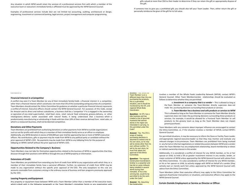 WFM Coffee & Juice Bar Menu