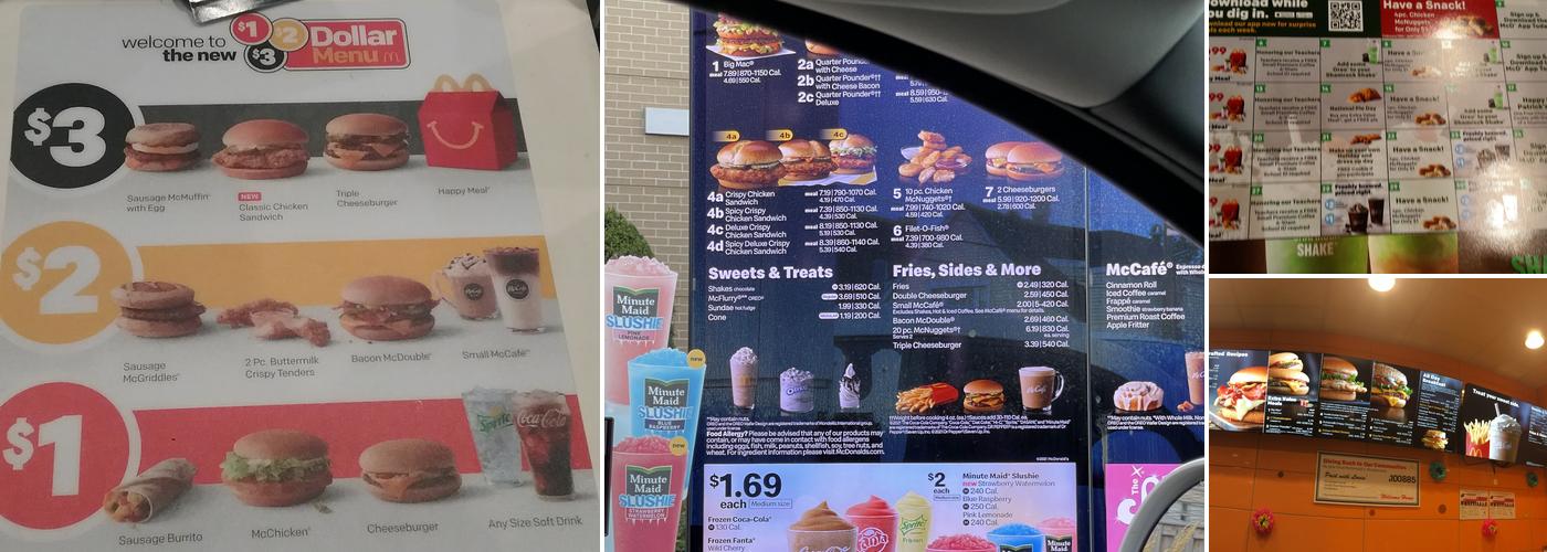 McDonald's Menu