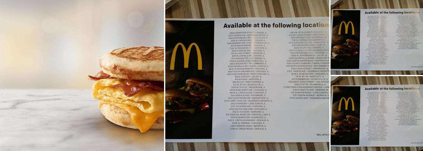 McDonald's Menu