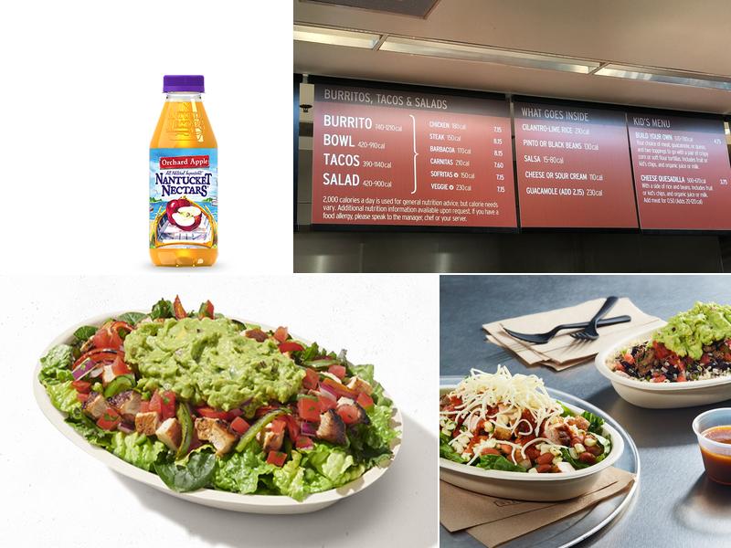 Chipotle Mexican Grill Menu