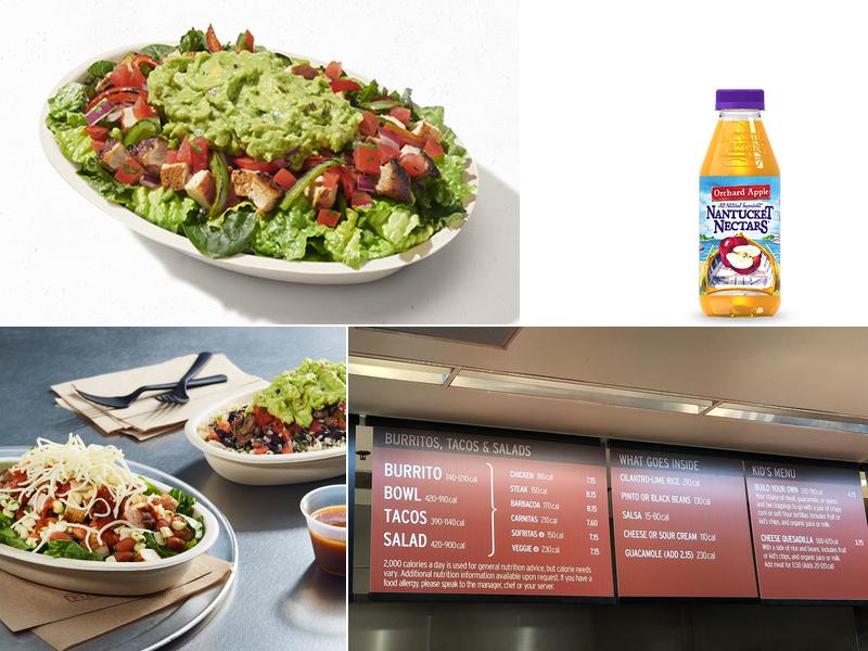 Chipotle Mexican Grill Menu
