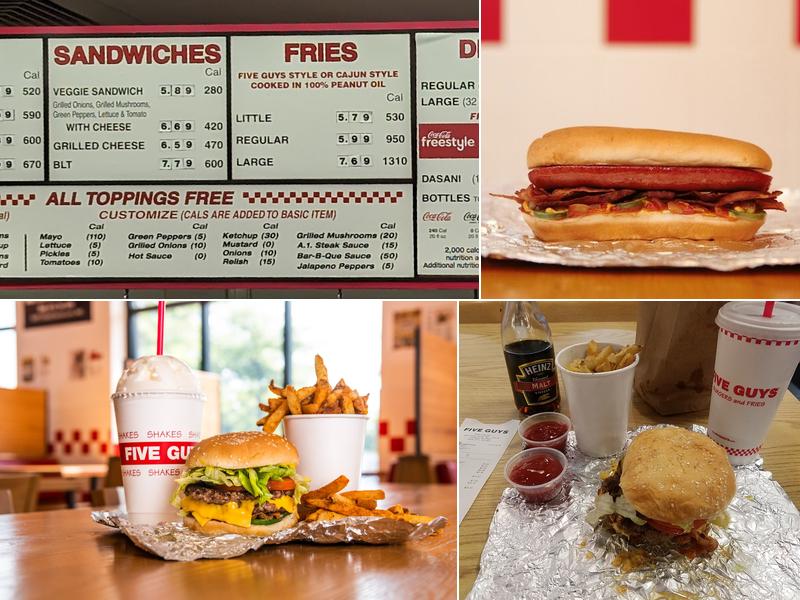 Five Guys Menu