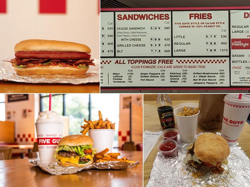 Five Guys Menu