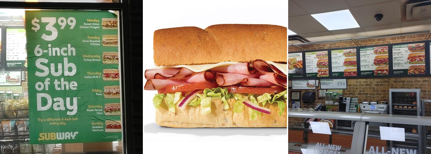 Subway Menu