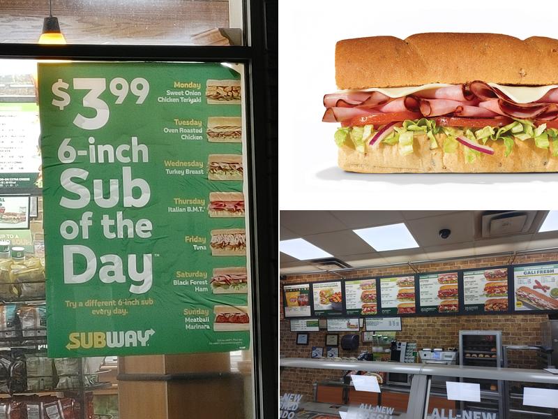 Subway Menu