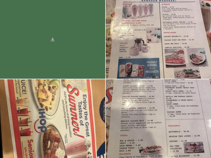 IHOP Menu