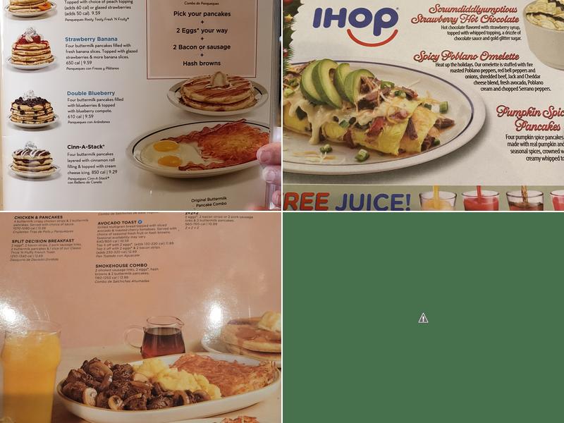 IHOP Menu