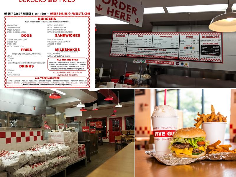 Five Guys Menu