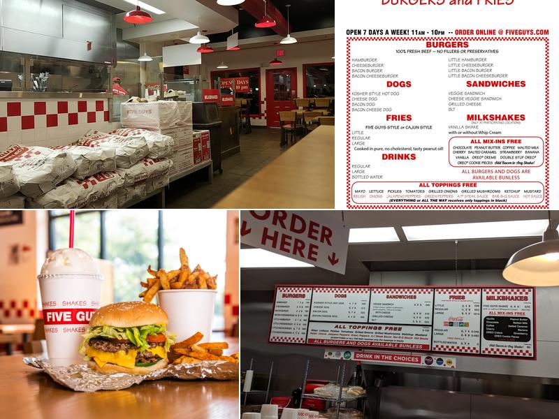 Five Guys Menu