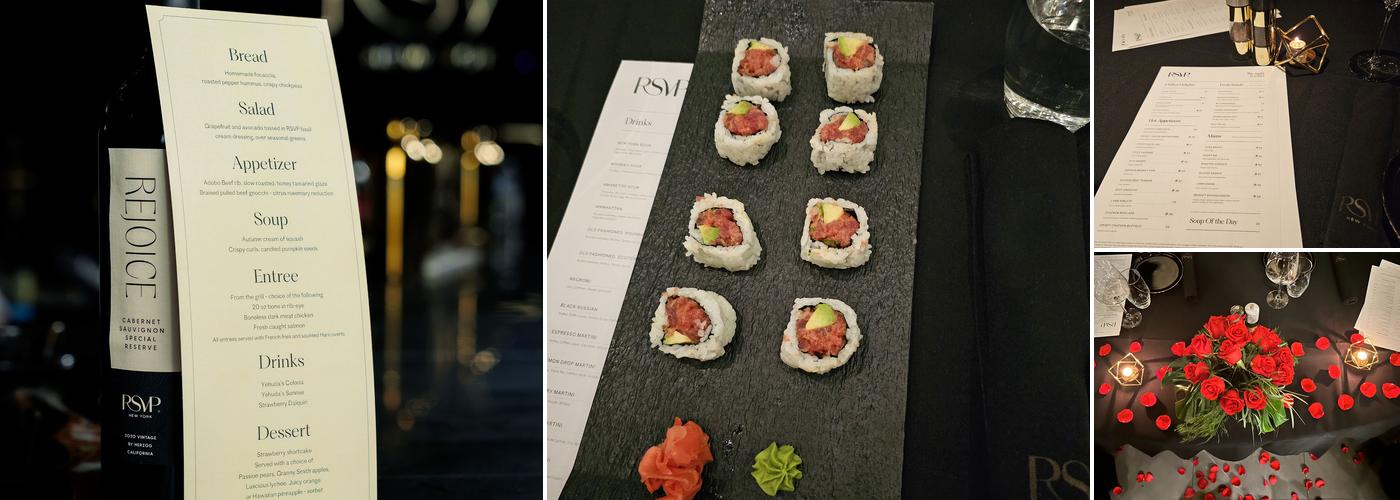 RSVP New York Menu