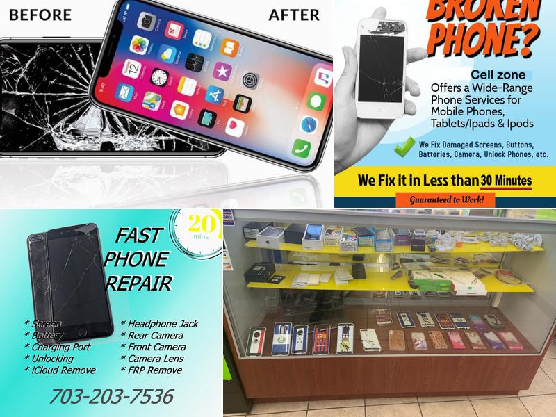 Cell Zone phones- computer- games- tablet Repair