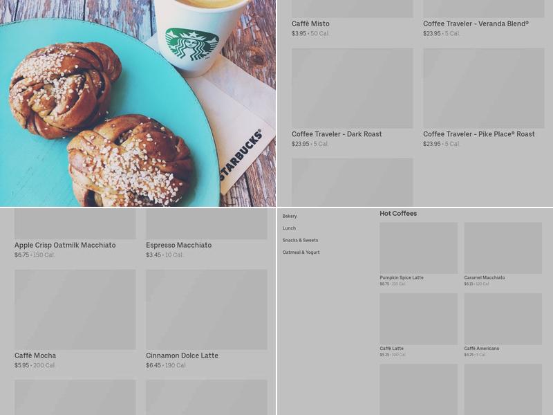 Starbucks Menu