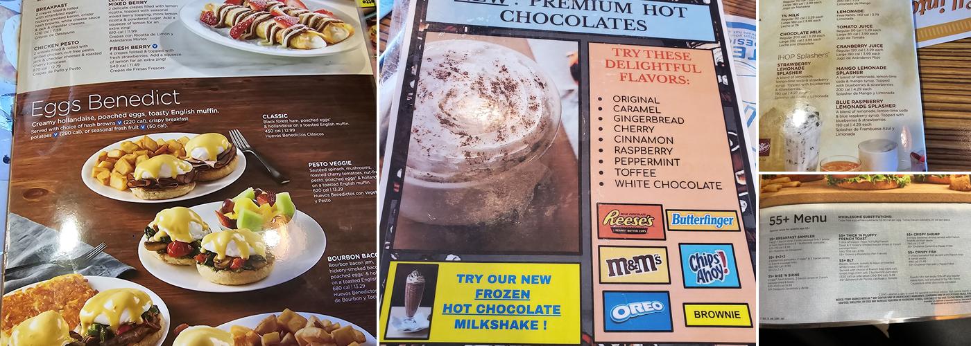 IHOP Menu
