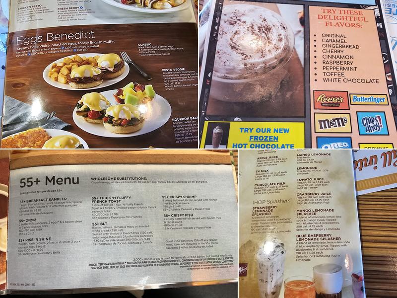 IHOP Menu
