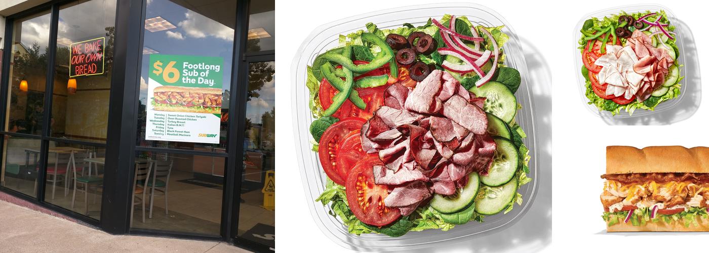 Subway Menu
