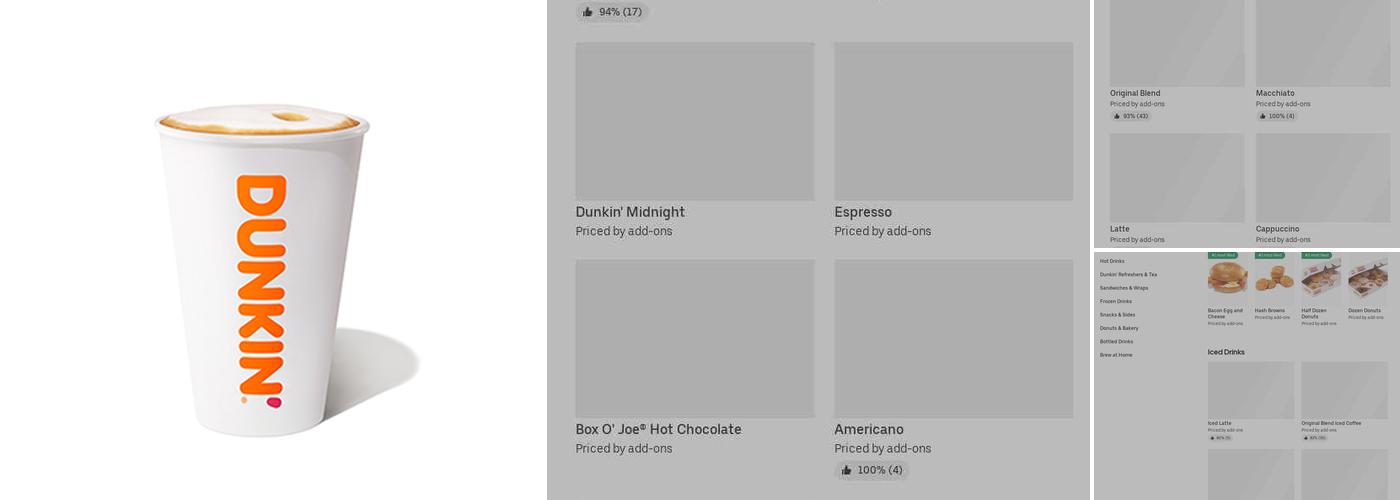 Dunkin' Menu