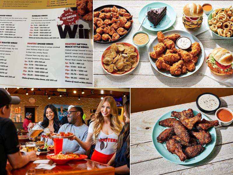 Hooters Menu