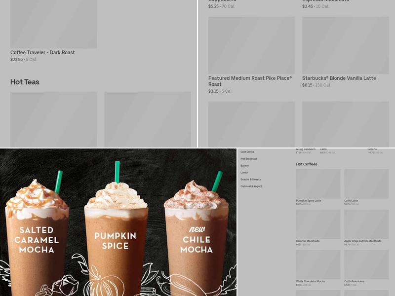 Starbucks Menu