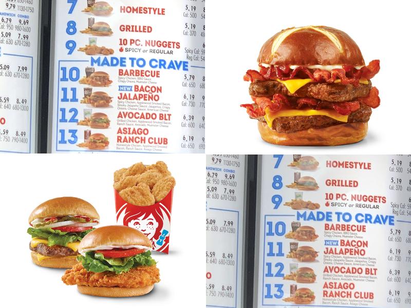 Wendy's Menu