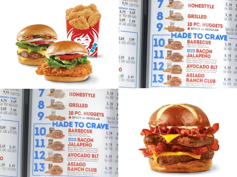 Wendy's Menu