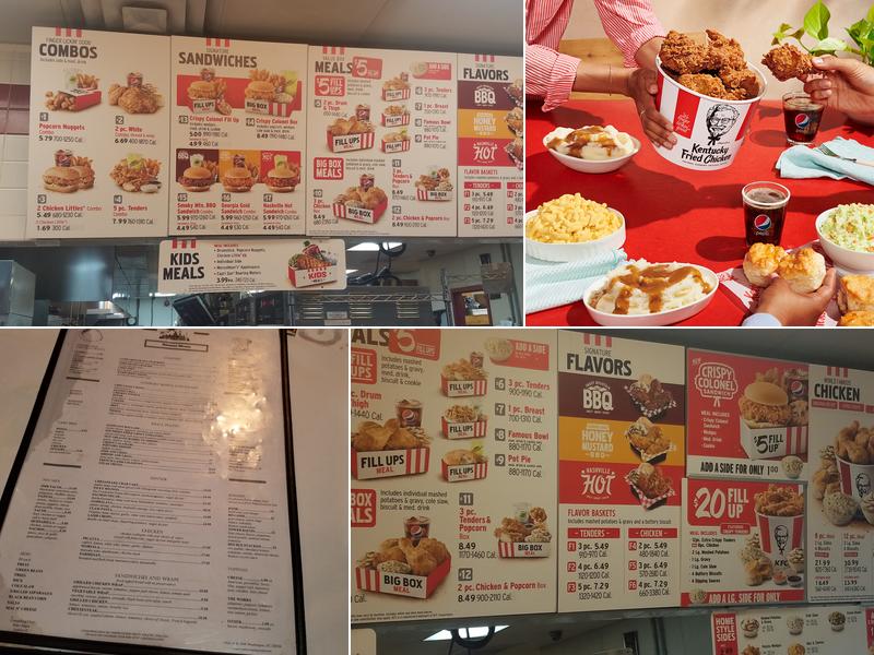 KFC Menu