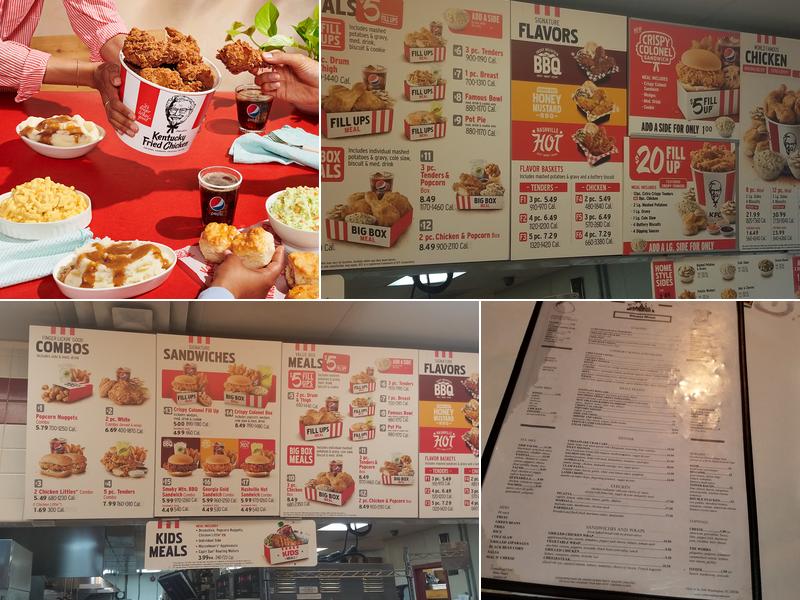 KFC Menu