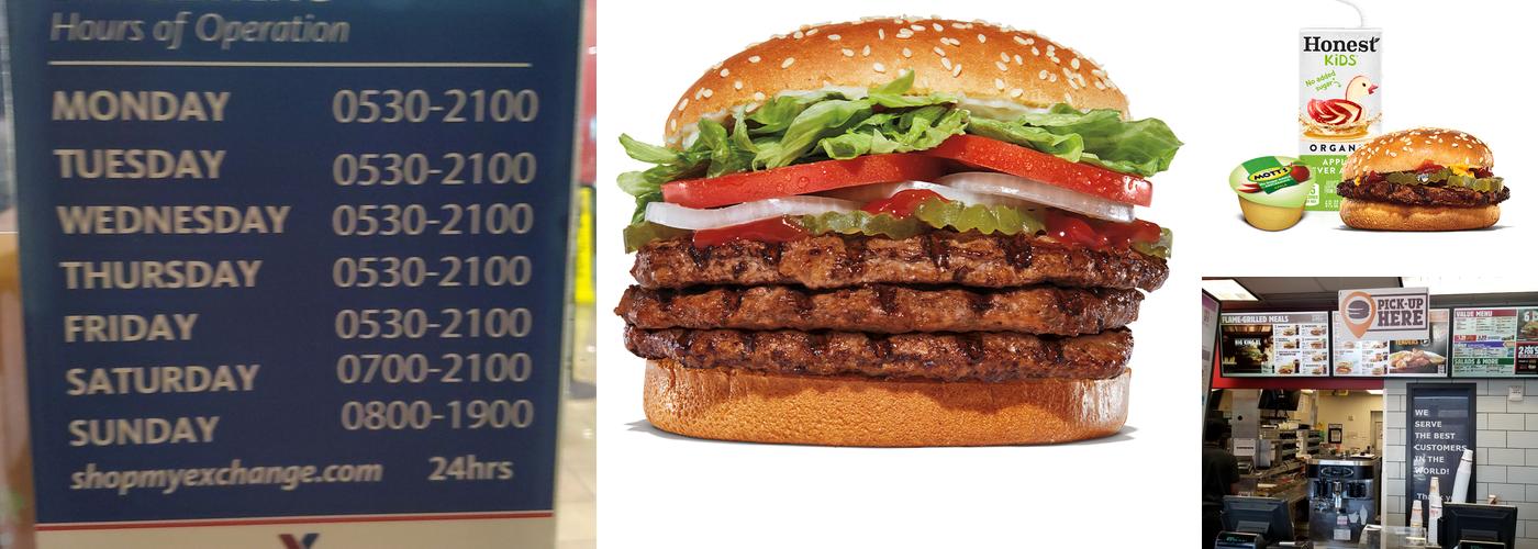 Burger King Menu