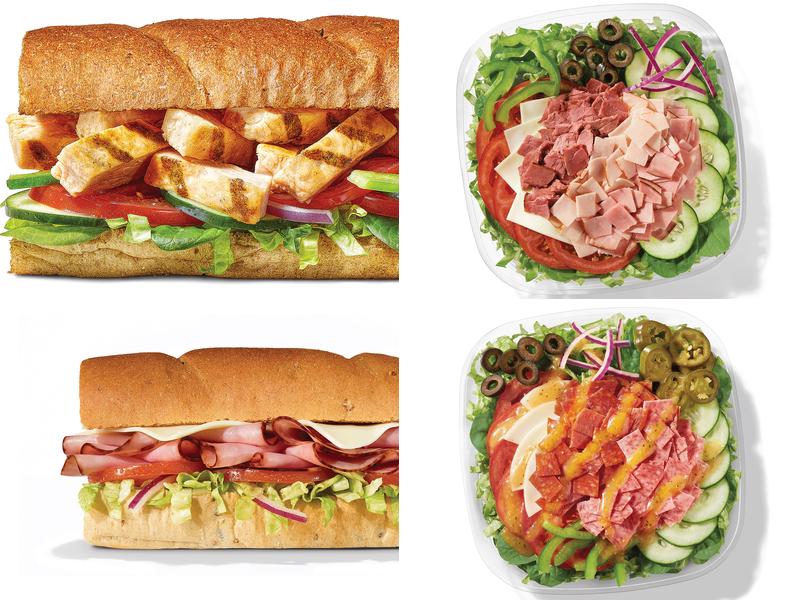 Subway Menu
