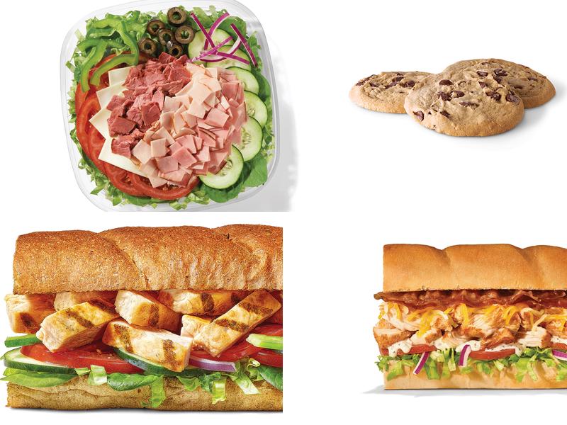 Subway Menu