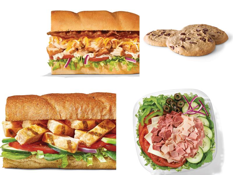 Subway Menu