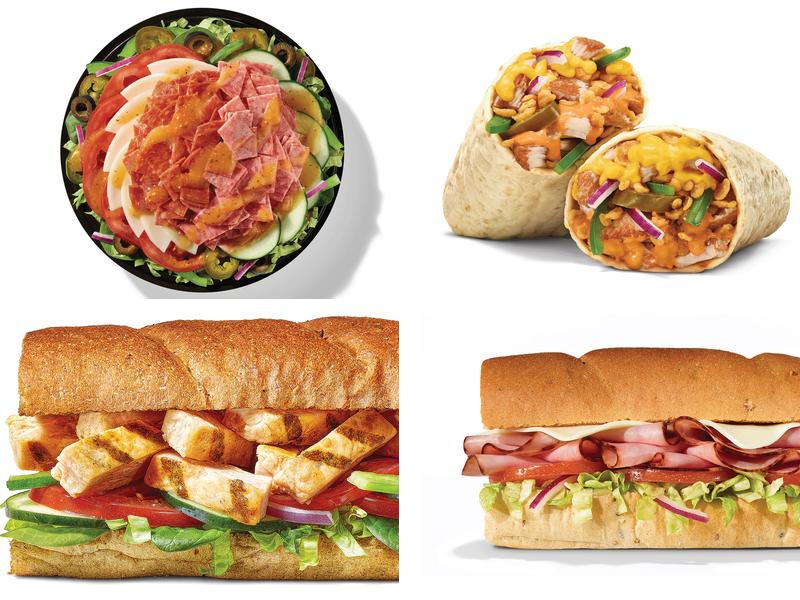 Subway Menu