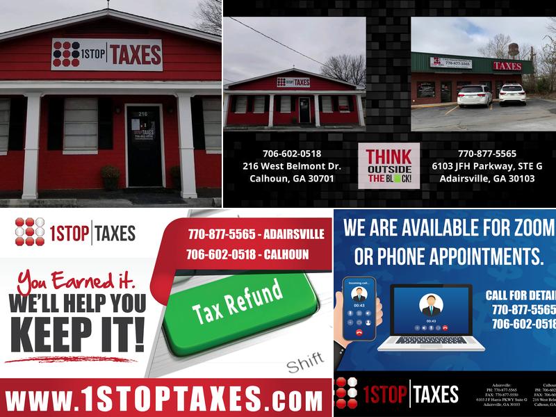 1 Stop Taxes - Calhoun