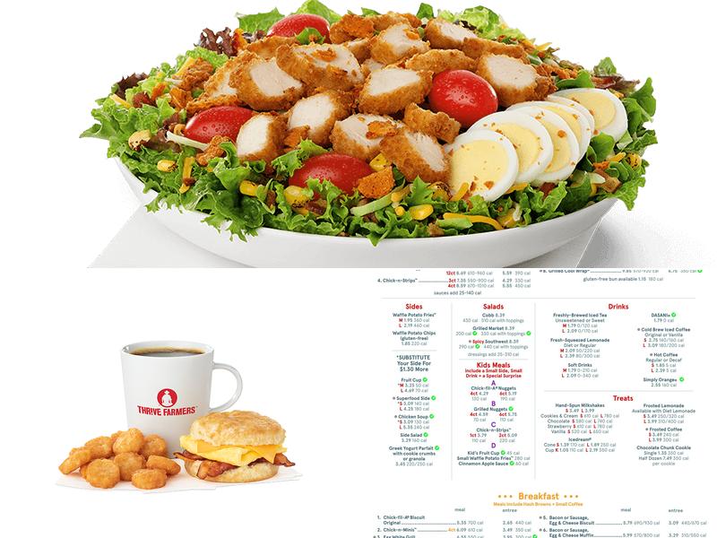 Chick-fil-A Menu