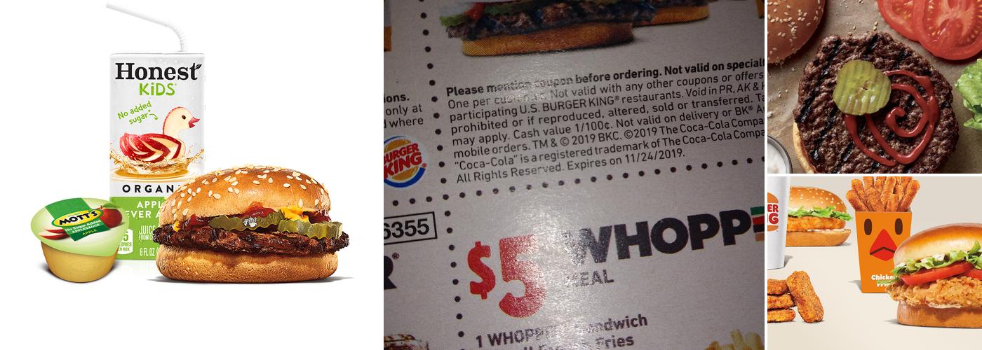 Burger King Menu