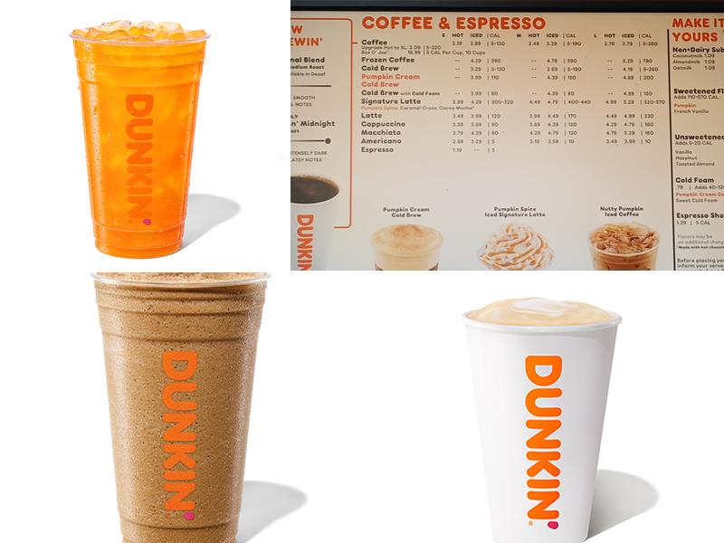 Dunkin' Menu