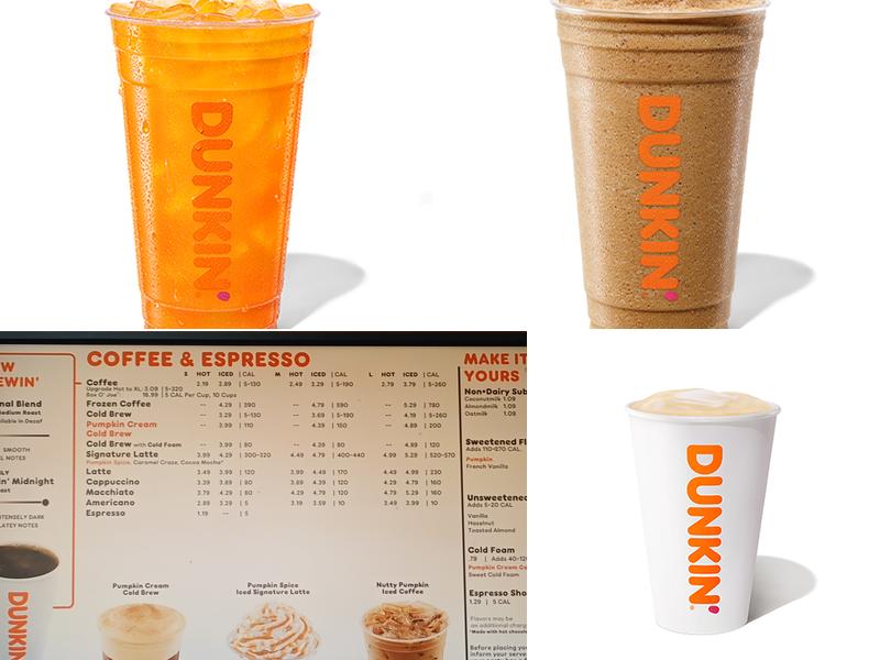 Dunkin' Menu