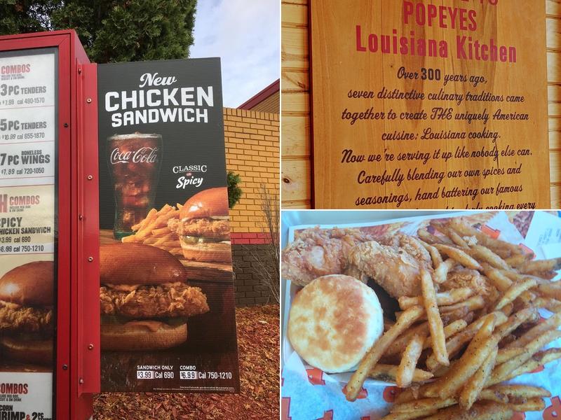Popeyes Louisiana Kitchen Menu