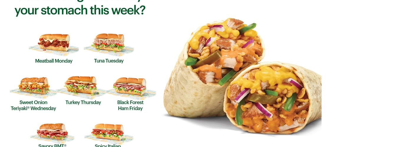 Subway Menu