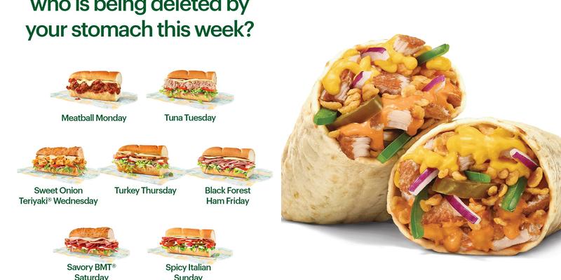 Subway Menu