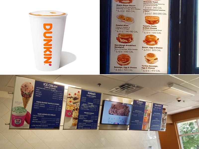 Dunkin' Menu
