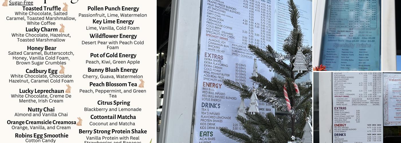 Leann’s Coffee Co. Menu